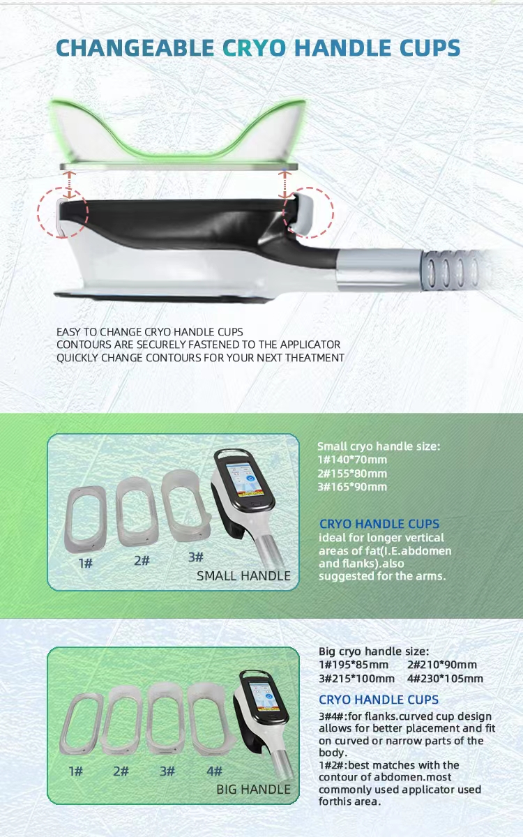 cryolipolisys machine handle details