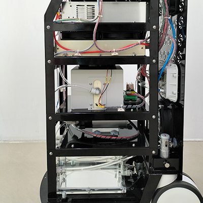 the inside of the professional diode laser machine