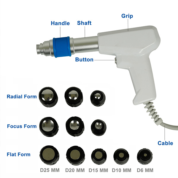 shockwave therapy machine handle